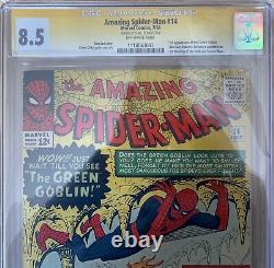 Amazing Spider-Man 14 SS CGC 8.5 SIGNED STAN LEE