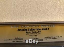 Amazing Spider-man #654.1 Cgc 9.8 Signature Series Signed Stan Lee Venom Movie