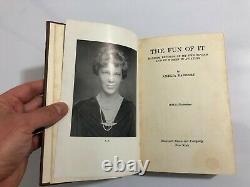 Amelia Earhart Signed Autographed The Fun of It First Edition BAS BECKETT LOA