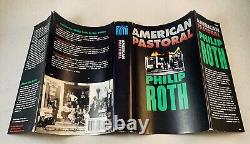 American Pastoral-Philip Roth-SIGNED! -TRUE First/1st Edition-1st State DJ-RARE