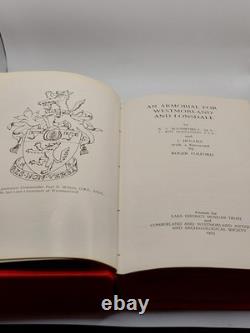 An Armorial For Westmorland and Lonsdale by Boumphrey 1st Edition Signed 1975 UK