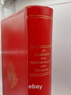 An Armorial For Westmorland and Lonsdale by Boumphrey 1st Edition Signed 1975 UK