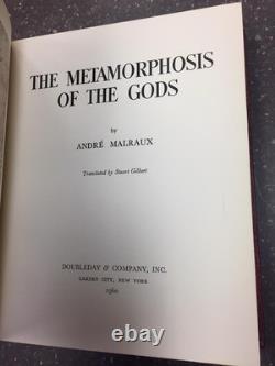 Andre Malraux / THE METAMORPHOSIS OF THE GODS Limited Signed 1st Edition 1960