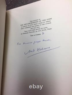 Andre Malraux / THE METAMORPHOSIS OF THE GODS Limited Signed 1st Edition 1960