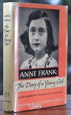 Anne Frank The Diary of a Young Girl / Signed 1st Edition 1952