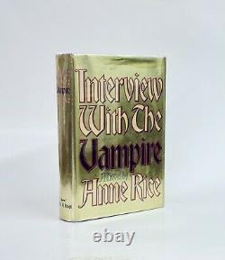 Anne Rice Interview with the Vampire. 1st Edition. Signed. First Printing
