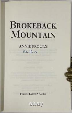 Annie Proulx / Brokeback Mountain Signed 1st Edition