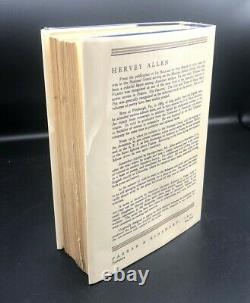 Anthony Adverse Hervey Allen SIGNED & INSCRIBED True First 1st/1st Edition