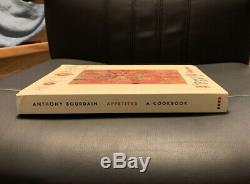 Anthony Bourdain Appetites Cookbook Tour Signed 1st Edition
