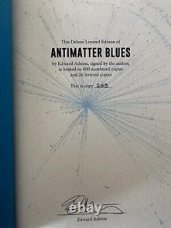 Antimatter Blues by Edward Ashton signed numbered Limited 1st edition 1st Print