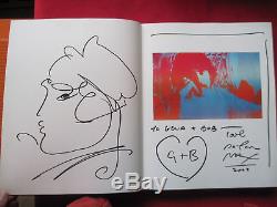 Art of Peter Max SIGNED BY PETER MAX WITH DRAWING