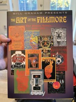 Art of the Fillmore Poster Series 1st PRINTING 1st EDITION HC DJ 1997 SIGNED EXC