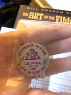 Art of the Fillmore Poster Series 1st PRINTING 1st EDITION HC DJ 1997 SIGNED EXC