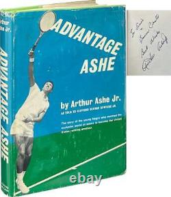 Arthur Ashe / Advantage Ashe Signed 1st Edition 1967