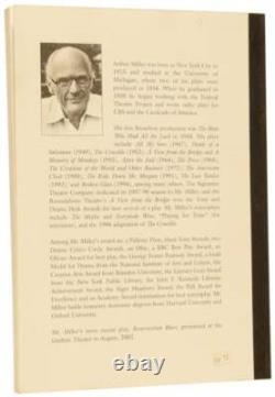 Arthur MILLER / Resurrection Blues Signed 1st Edition