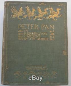 Arthur Rackham 1912 Edition Peter Pan In Kensington Gardens Signed By J M Barrie