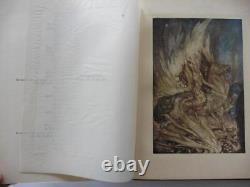 Arthur Rackham Signed Limited Edition 1 Of Only 100 Copies + An Original Drawing