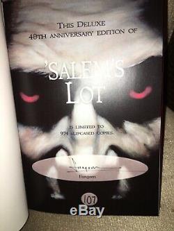 Artist Signed 1st PS Publishing Salem's Lot by Stephen King Hardcover