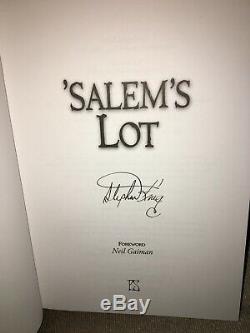 Artist Signed 1st PS Publishing Salem's Lot by Stephen King Hardcover