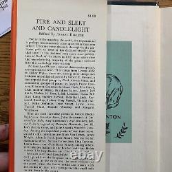 August Derleth / FIRE AND SLEET AND CANDLELIGHT SIGNED 1st Edition 1961