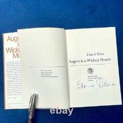 August Is A Wicked Month Edna O'Brien SIGNED 1st Edition 1st Print 1965 Cape HB