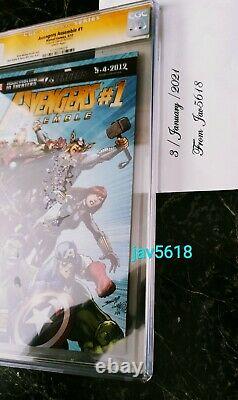 Avengers Assemble #1 Cgc 9.8 Ss. Lee, Marvel Black Widow Very Rare, Mint