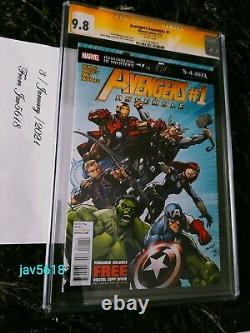 Avengers Assemble #1 Cgc 9.8 Ss. Lee, Marvel Black Widow Very Rare, Mint