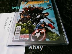 Avengers Assemble #1 Cgc 9.8 Ss. Lee, Marvel Black Widow Very Rare, Mint