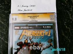 Avengers Assemble #1 Cgc 9.8 Ss. Lee, Marvel Black Widow Very Rare, Mint