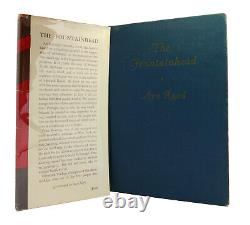 Ayn Rand THE FOUNTAINHEAD Signed 1st Edition Early Printing