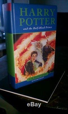 B. O. TAKEN TODAY Harry Potter and The Half Blood Prince SIGNED Rowling 1st Ed