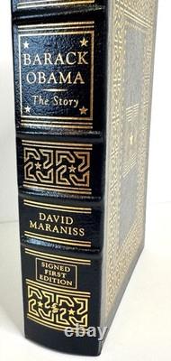 BARACK OBAMA THE STORY Easton Press David Maraniss Signed 1st Edition 494/700