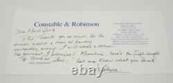 BARBARA CLEVERLY The Tomb of Zeus DRAFT MANUSCRIPT & 1st Edition Book SIGNED