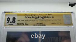 BATMAN THE DARK KNIGHT RETURNS 1 CGC 9.8 SS Signed by MILLER & JANSON 1st Print