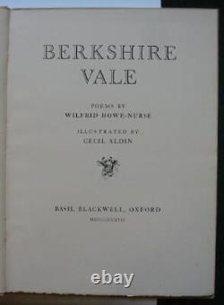 BERKSHIRE VALE Howe-Nurse, Wilfrid. Illus. By Aldin, Cecil