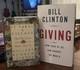 BILL & HILLARY CLINTON SIGNED BOOKS GIVING & IT TAKES A VILLAGE 1st EDITION HC