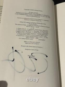 Barack Obama, The Audacity of Hope (2006) SIGNED, 1st Edition POTUS