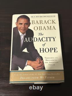 Barack Obama, The Audacity of Hope (2006) SIGNED, 1st Edition POTUS