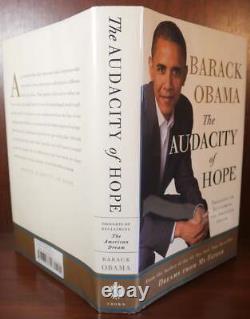Barack Obama / The Audacity of Hope SIGNED 1st Edition 2006