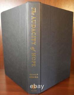 Barack Obama / The Audacity of Hope SIGNED 1st Edition 2006