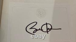Barack Obama signed1st Edition Audacity of HopeWhite House Bookplate + Letter