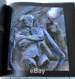 Barlowe's Inferno Deluxe Leather Ltd Ed 1/250 with Signed Litho Qliphoth Demon Art
