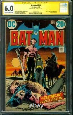 Batman 244 CGC SS 6.0 Ra's Al Ghul Talia Neal Adams Cover 1972 Movie WOW