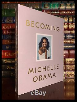 Becoming SIGNED by MICHELLE OBAMA New Sealed Deluxe Cloth Bound Gift Hardback