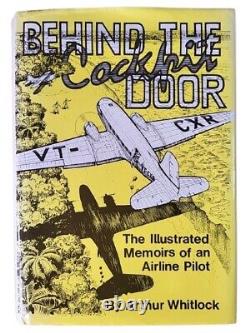 Behind the Cockpit Door, Whitlock Arthur, Hardback Signed 1st Edition 0863035655