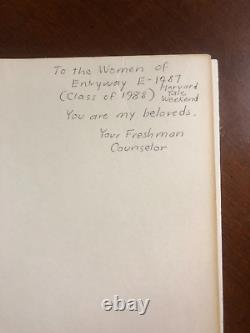 Beloved SIGNED 1ST EDITION by Toni Morrison (With Special Note to Her Students)