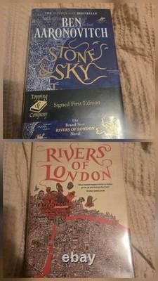 Ben Aaronovitch Rivers Of London + Stone & Sky SIGNED 1st Edition Hardcovers
