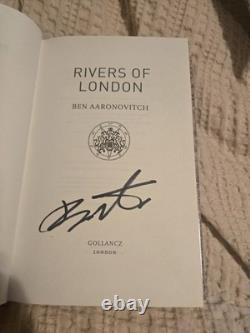 Ben Aaronovitch Rivers Of London + Stone & Sky SIGNED 1st Edition Hardcovers