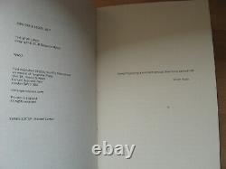 Benjamin Myers The Whip Hand Signed Numbered 15/53 1st handsewn chapbook rare