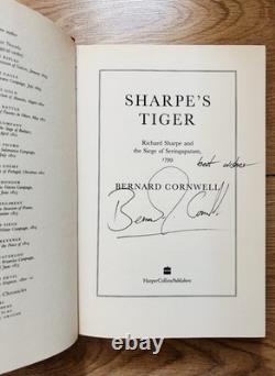 Bernard Cornwell SHARPE'S TIGER Signed 1st/1st UK HB 1997 First Edition